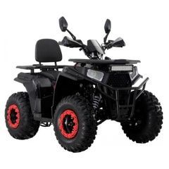 Квадроцикл Forte ATV200G, красный с зеленым