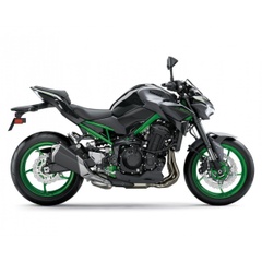 Мотоцикл Kawasaki Z900, чорний з зеленим, 2024