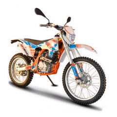 Enduro motocykel Kayo 250 K2, biela