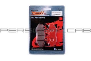 Колодки тормозные, диск, Yamaha Cygnus 125, красный