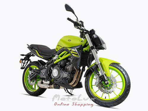 Мотоцикл дорожній Benelli TNT 302S ABS, неоновий, 2024