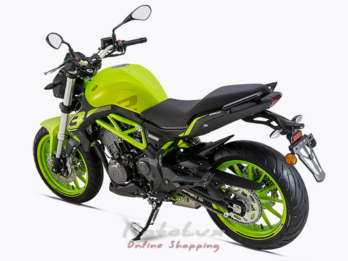 Road motorcycle Benelli TNT 302S ABS, neon, 2024