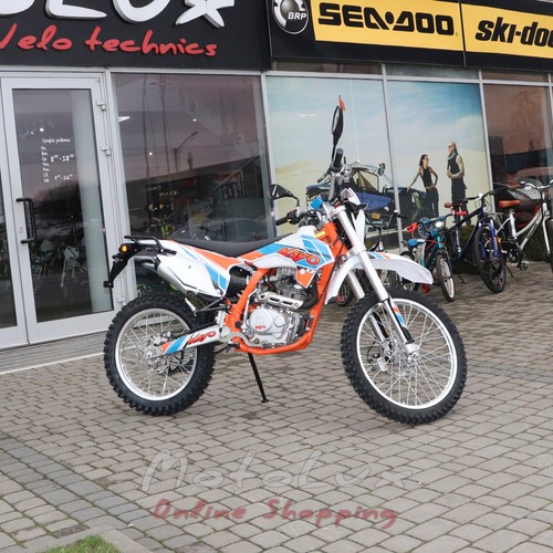 Enduro motorkerékpár Kayo 250 K2, fehér