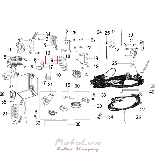 Блок керування двигуном, ECU для мотоцикла Geon Benelli TNT600S