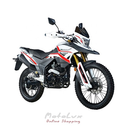 Forte FT300 CFB motorcycle, black with white and red