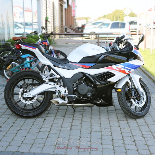 HISUN Rider RR 250CC motorkerékpár, fehér