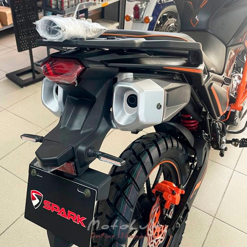 SPARK SP300T 2 motorcycle, black with orange