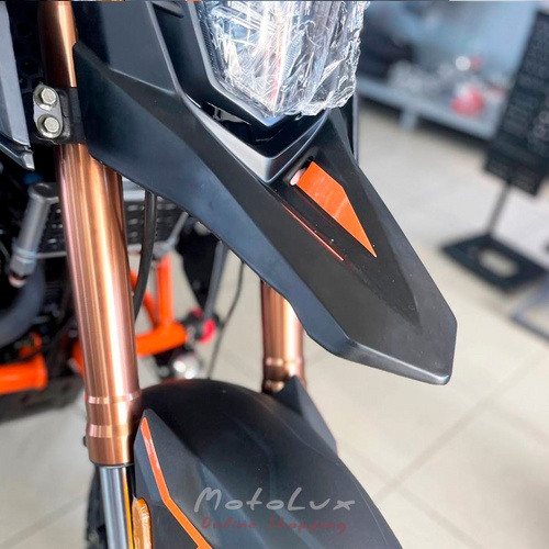 SPARK SP300T 2 motorcycle, black with orange