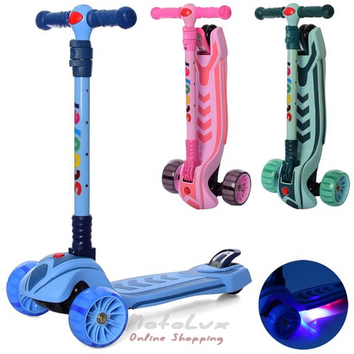 Scooter iTrike JR 3 060 36 Maxi, aluminum, steel, blue