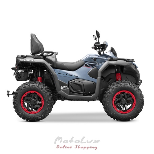 Utility ATV CFMOTO CFORCE 850 Touring, Tundra Grey+Red Premium, 2024