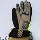 Gloves Green Cycle NC-2582-2015 Winter with closed fingers, size L, black n green