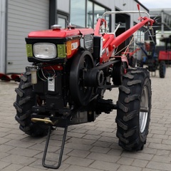 Diesel Walk-Behind Tractor Kentavr МB 1080 D-8, Manual Starter, 8 HP red + Rotavator