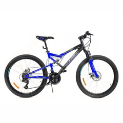 Azimut Scorpion GFRD mountain bike, 26 wheels, 17 frame, black with blue