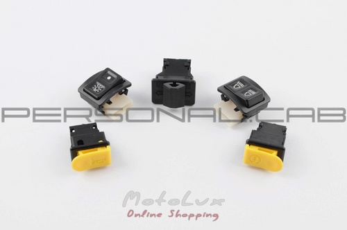 Steering wheel buttons, set, Honda Dio AF18, Tact AF16