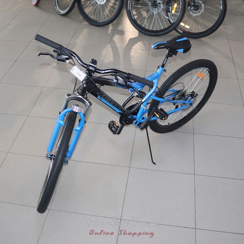 Horský bicykel Azimut Scorpion GFRD, 26 kolies, 17 rám, čierna s modrou