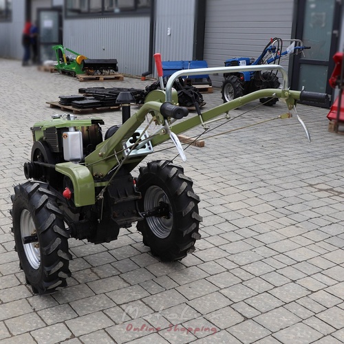 Diesel Walk-Behind Tractor Kentavr MB1012-5, Manual Starter, 12 HP + Rotavator