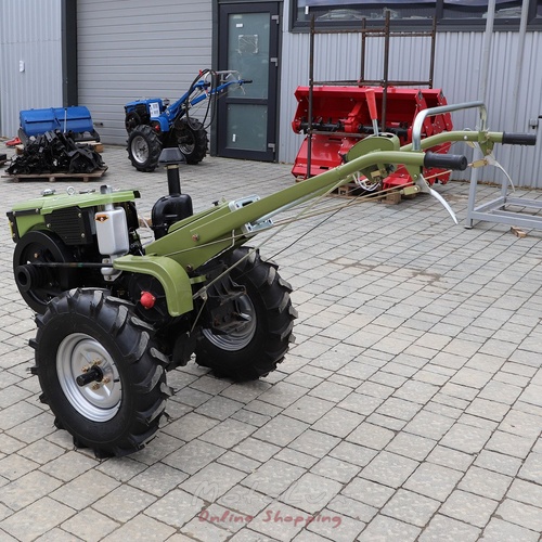 Diesel Walk-Behind Tractor Kentavr MB1012-5, Manual Starter, 12 HP + Rotavator