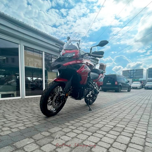 Touring motorcycle Benelli TRK 502X ABS Off-Road, red, 2024