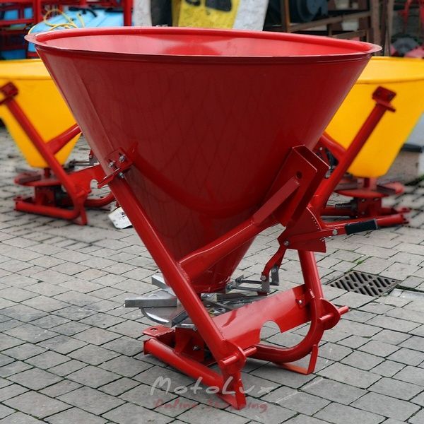 Fertilizer Spreader 500 l, Metal, 6