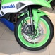 Sport motorkerékpár Kawasaki Ninja ZX 4RR, zöld fehérrel és kékkel, 2024