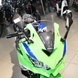 Sport motorkerékpár Kawasaki Ninja ZX 4RR, zöld fehérrel és kékkel, 2024