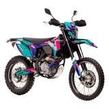 Мотоцикл эндуро GEON DAKAR 300 GNS NB 21/18, 5 ст, черный с бирюзовым