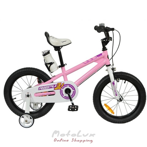 Children's bike RoyalBaby 16 Freestyle, pink, 2021