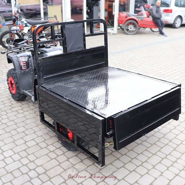 Tehersz&aacute;ll&iacute;t&oacute; quad Forte ATV 250BS T, fekete