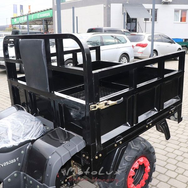 Tehersz&aacute;ll&iacute;t&oacute; quad Forte ATV 250BS T, fekete