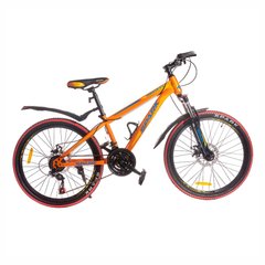 Spark Forester 2.0 Junior teen bicycle, 24-inch wheel, 13-inch frame, orange