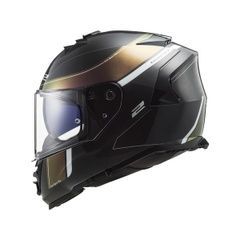 Мотошлем LS2 FF800 Storm Velvet, размер XL, черный с золотым
