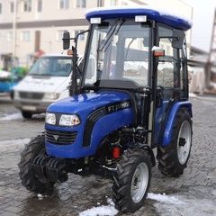 Traktor Foton FT 244НRXC 24 LE, 3 henger, 4x4, szervokormány, differenciálzár, kabin, kék