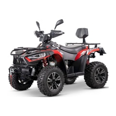 Утилітарний квадроцикл LINHAI LH400ATV-D PRO MAX EFI, чорний з червоним, 2024