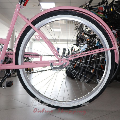 Neuzer Beach road bike, wheels 26, frame 17, pink