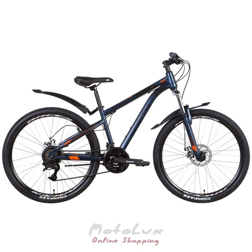 Гірський велосипед ST 26 Discovery Trek AM DD, рама 13, blue n black, 2022