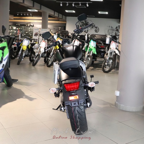 Kawasaki Vulcan S 650 cruiser motorkerékpár, fekete, 2024