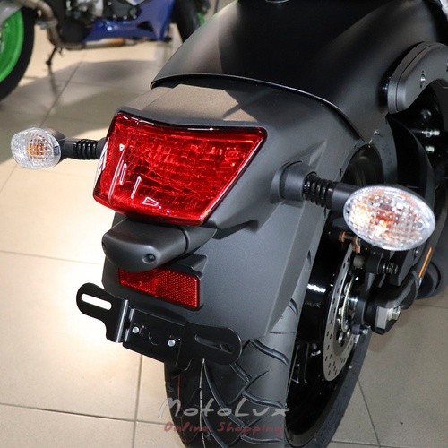 Kawasaki Vulcan S 650 cruiser motorkerékpár, fekete, 2024