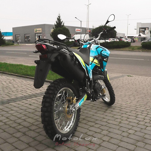 Мотоцикл Lifan KPX 250, жовтий з блакитним, 2023