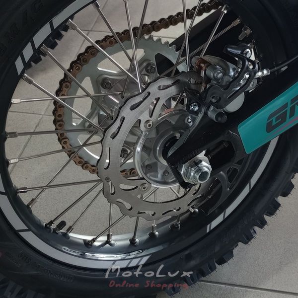 Мотоцикл ендуро GEON DAKAR 300 GNS NB 21/18, 6 ст, чорний з бірюзовим