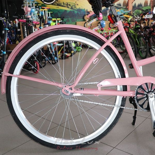 Neuzer Beach road bike, wheels 26, frame 17, pink