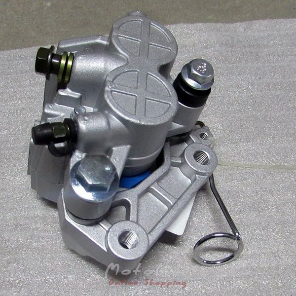 Супорт гальмівний передній двопоршневий на мотоцикли Zongshen, Lifan 125/150