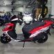 Plastic painted side left black (red, orange, blue) on Speed ​​Gear Matrix 150 scooter