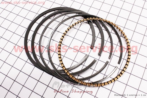 Piston rings Ø68mm, 168F, STD