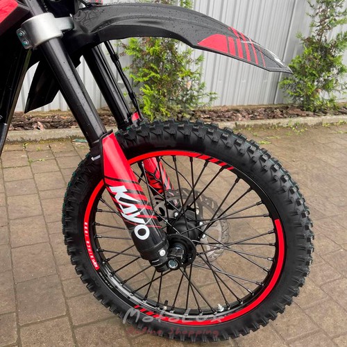 Kayo T4 300 Enduro Motorcycle, Black with Red, 2024