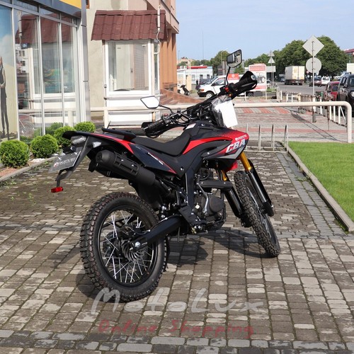 Motocyckel Forte FT250GY-CBA, black-red