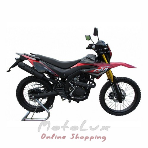 Motocyckel Forte FT250GY-CBA, black-red