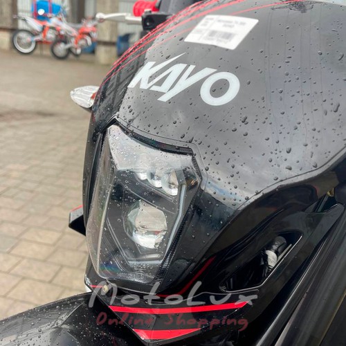 Мотоцикл ендуро Kayo T4 300, чорний з червоним, 2024