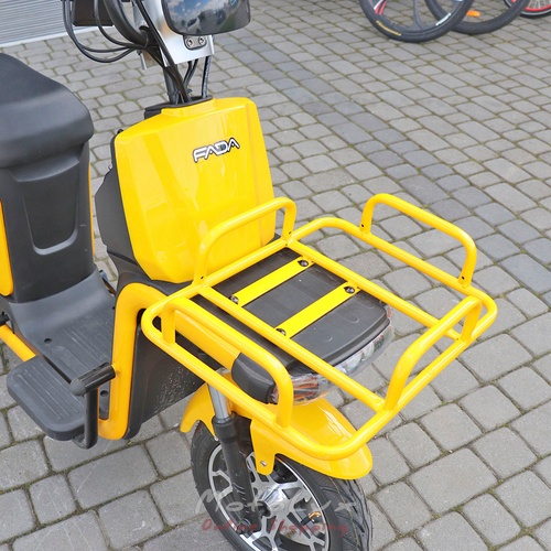 Two-wheel electric bicycle Fada Flit II Cargo, 500W, yellow