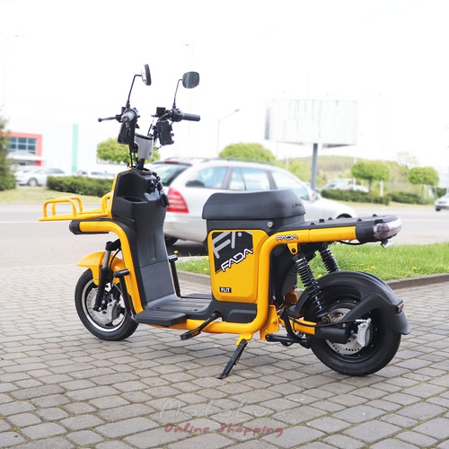 Two-wheel electric bicycle Fada Flit II Cargo, 500W, yellow