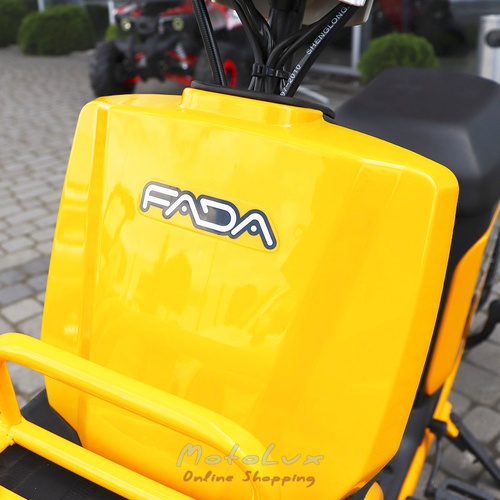 Two-wheel electric bicycle Fada Flit II Cargo, 500W, yellow